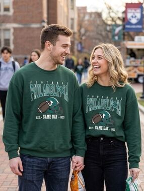 Green NFL Philadelphia Football Sweatshirt